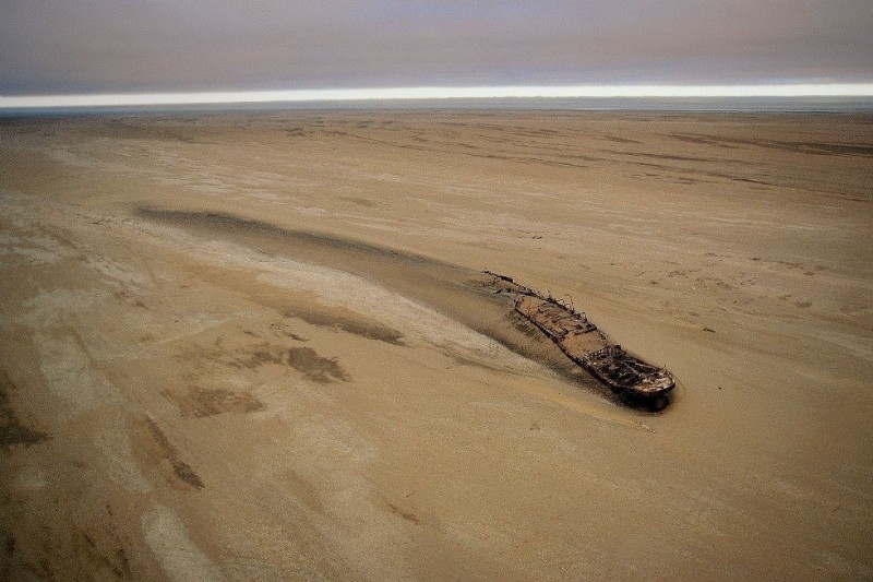 Настоящий корабль пустыни: судно «Эдуард Болен» (Намибия)
