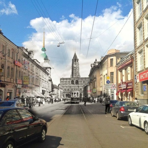 Две Москвы художника-мультипликатора Константина Коновалова