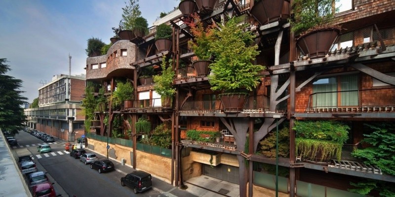 Вертикальный лес Urban Tree House