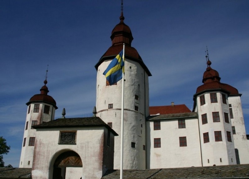 Замок Леке в Вестра-Гёталанде (Швеция)
