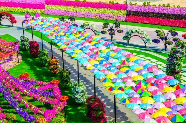 Самый большой цветочный сад в мире