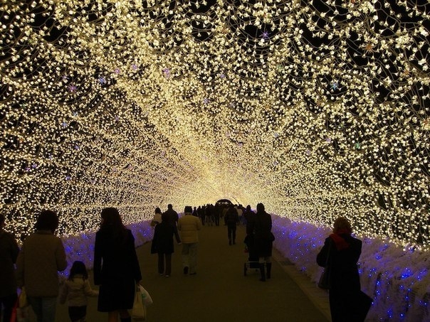 Зимний фестиваль света в Японии