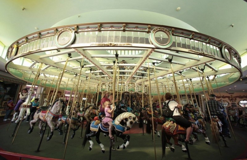Столетняя карусель Looff Carousel в Сан-Диего (США)