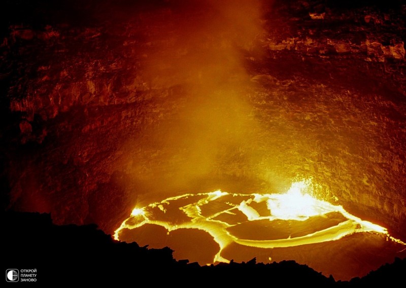 Лавовое озеро вулкана Эрта Але