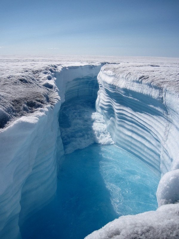 Ледяной каньон в Гренландии