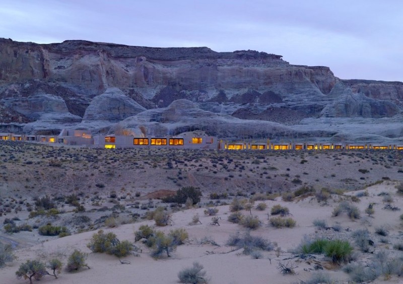 Отель Amangiri среди каньонов Юты.