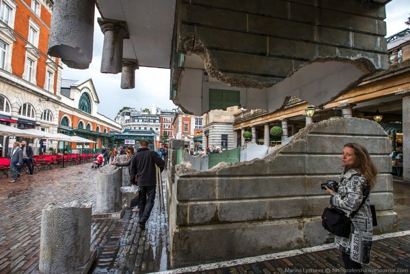Летающий дом в центре Лондона Летающий дом в центре Лондона