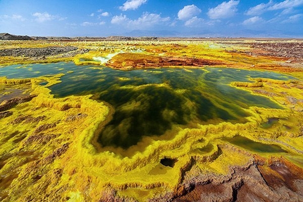 Вулкан Даллол в Эфиопии