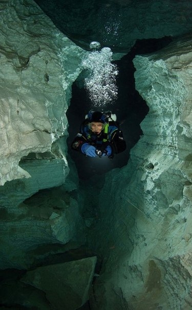 Невероятная Ординская подводная пещера