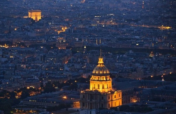 Взгляд на Париж сверху