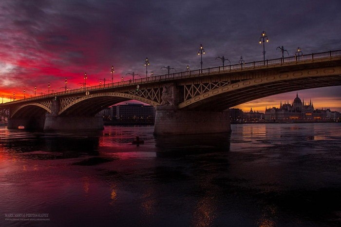 Красота Будапешта на закате Красота Будапешта на закате