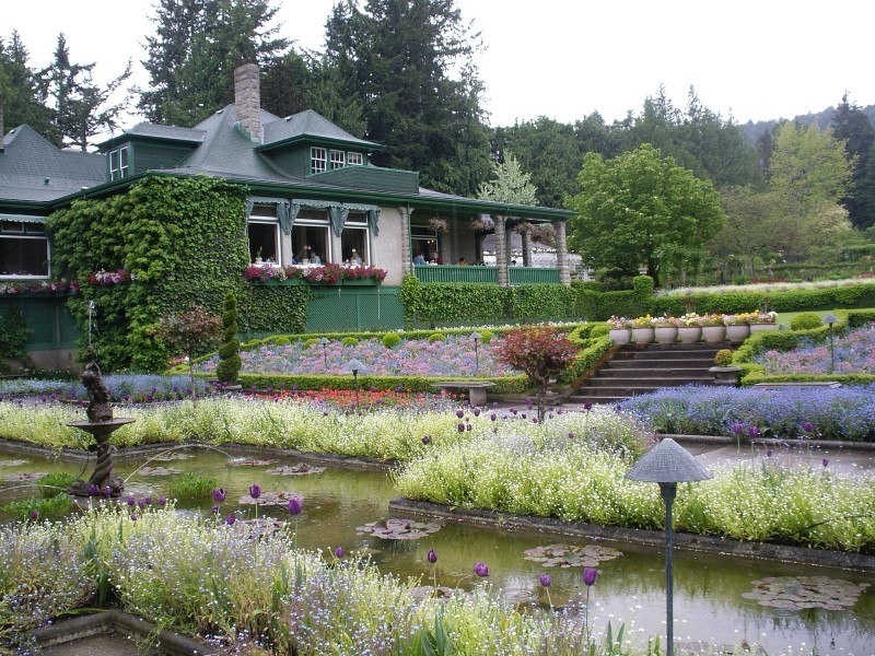 Сады Бутчартов (Butchart Gardens, Ванкувер, Канада) 4