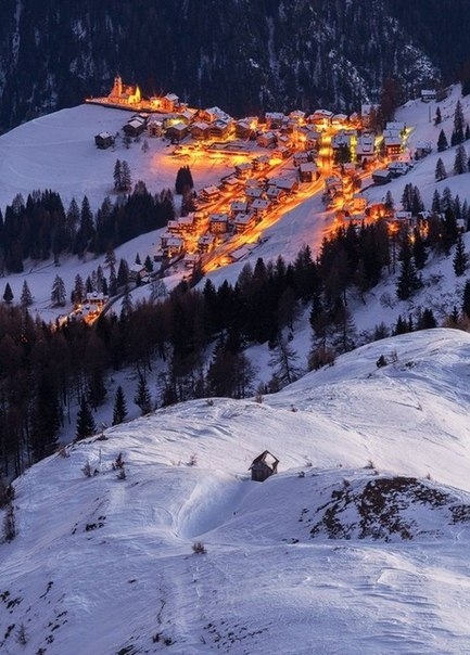 Вечерний Церматт, Швейцария