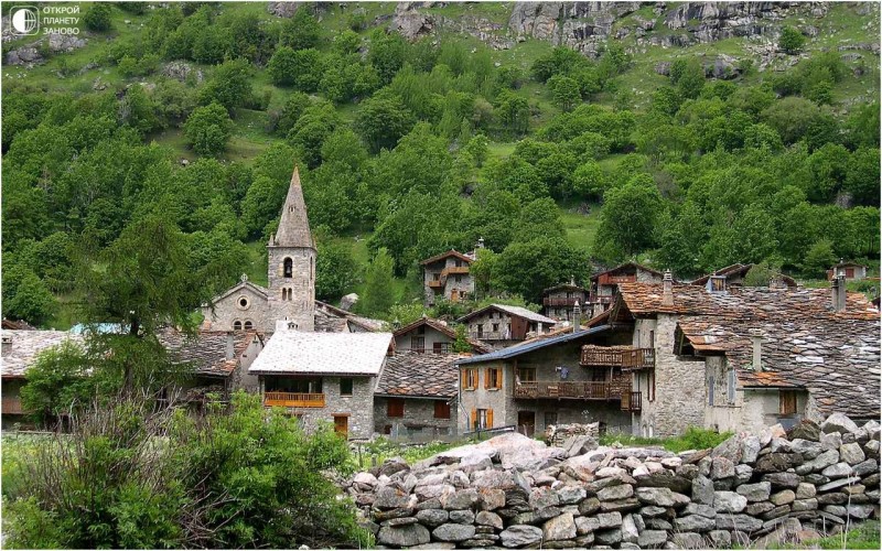Bonneval-sur-Arc - французская альпийская деревня Bonneval-sur-Arc - французская альпийская деревня