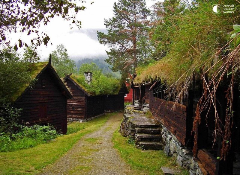 Зеленая деревня в Норвегии