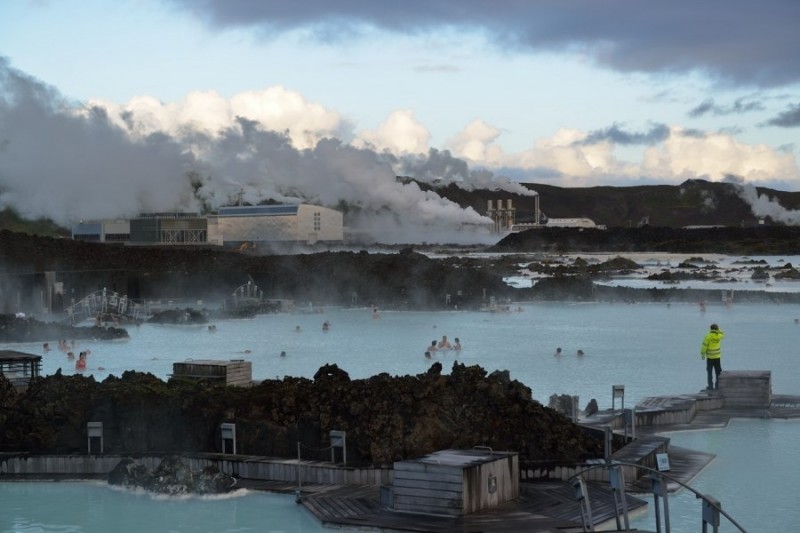 Голубая Лагуна в Исландии (Blue Lagoon).