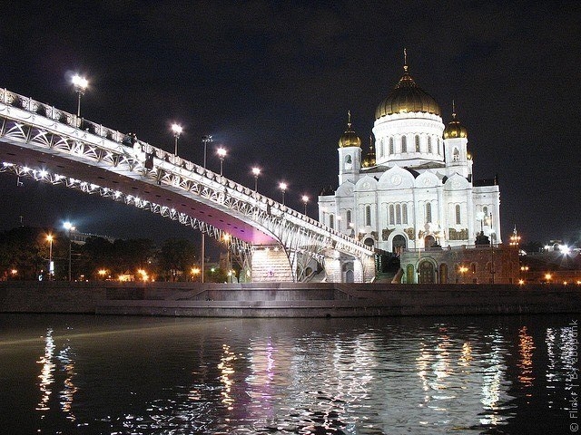 Храм Христа Спасителя в Москве, Россия.