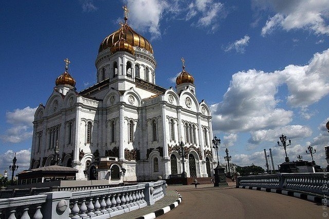 Храм Христа Спасителя в Москве, Россия.