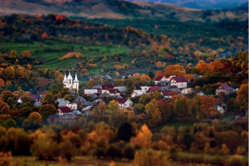 Волшебные пейзажи Карпат в  Румынии