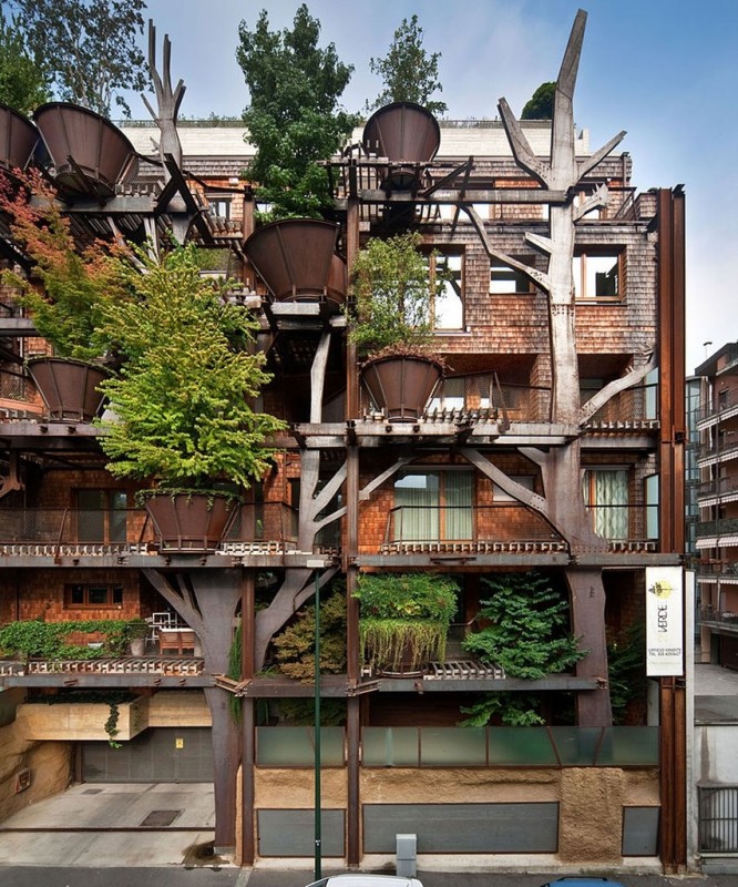 Вертикальный лес Urban Tree House