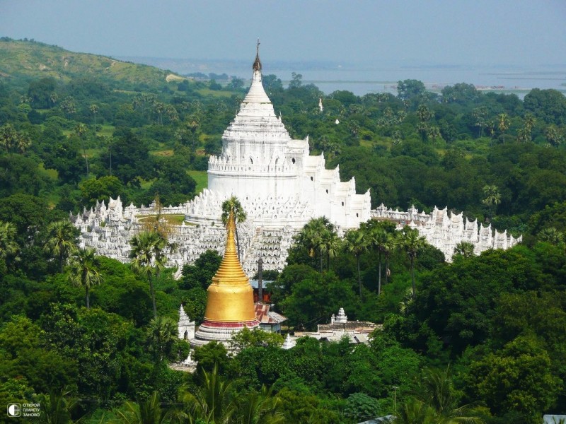 Белая пагода Мингуна, Мьянма 0