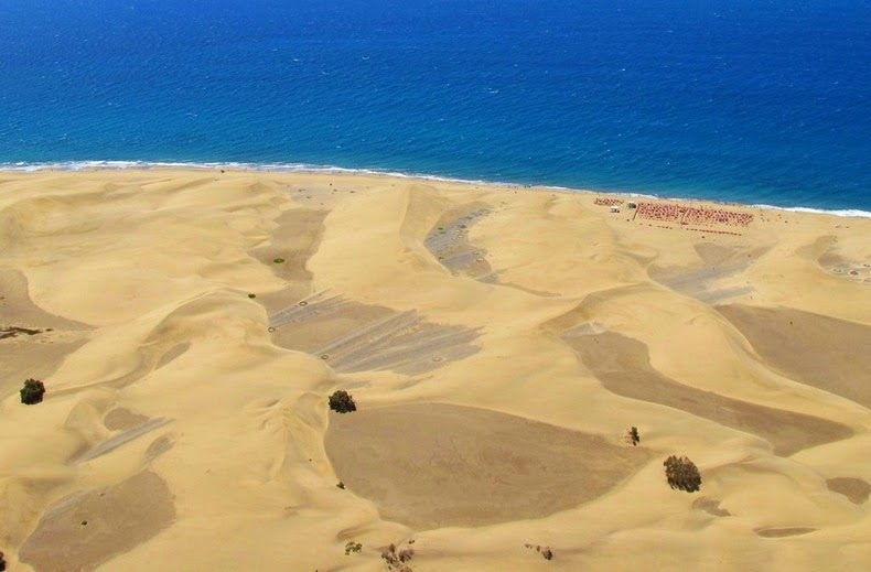 Песчаные дюны Маспаломас (Испания)