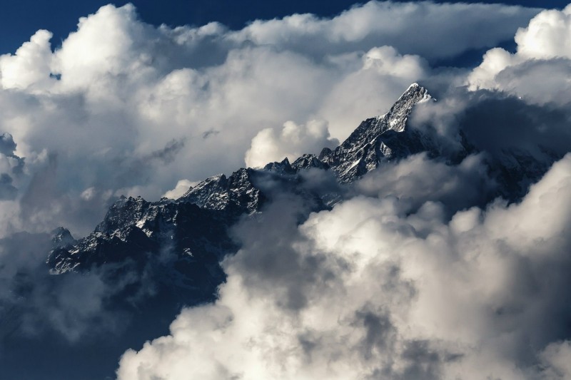Горы, Лангтанг, Непал. 2015
