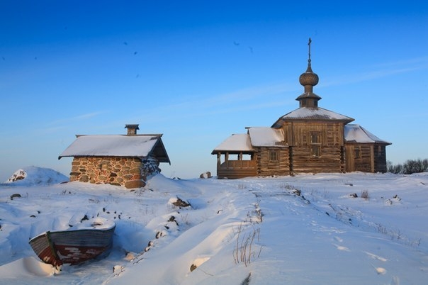 Зима на Соловках