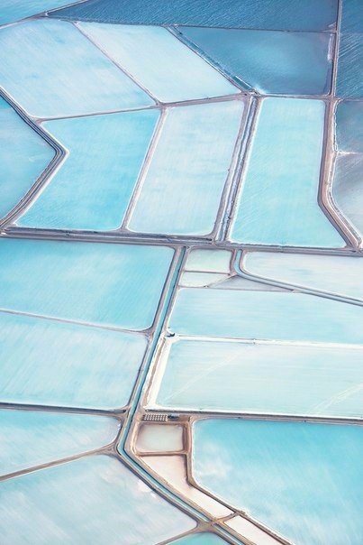 Фотографии соляных полей на западе Австралии с высоты 1,5 км авторства Саймона Баттерворта.