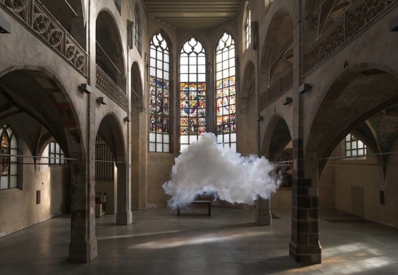 Самодельные облака от художника Berndnaut Smilde, Нидерланды