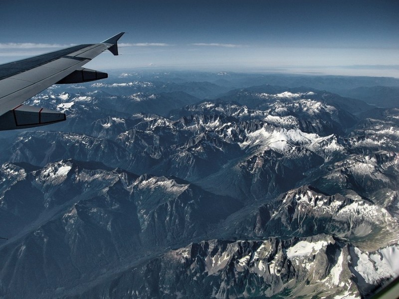 Восхитительные снимки из иллюминатора самолета