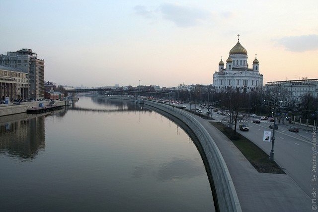 Храм Христа Спасителя в Москве, Россия.