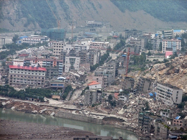 Город Beichuan - трагедия, застывшая во времени