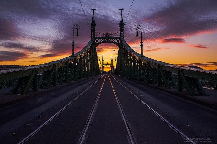 Красота Будапешта на закате Красота Будапешта на закате