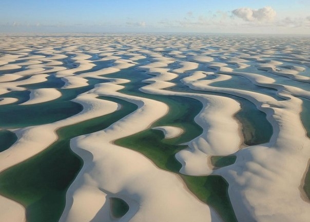 Уникальный парк белых песков в Бразилии