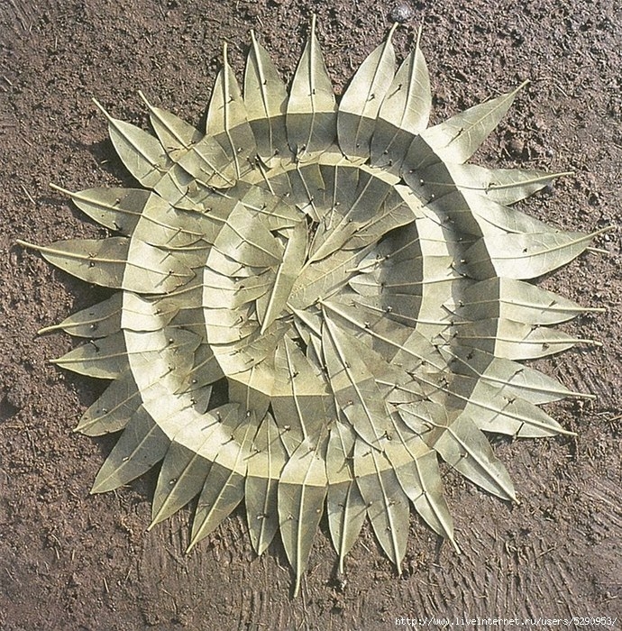 Природный арт Andy Goldsworthy