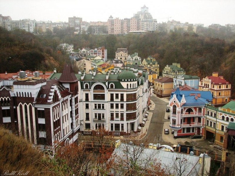 Город-призрак в центре Киева.