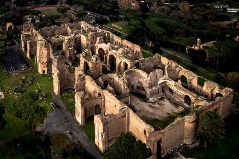 Каракаллы: самый большой термальный комплекс Древнего Рима (Италия)