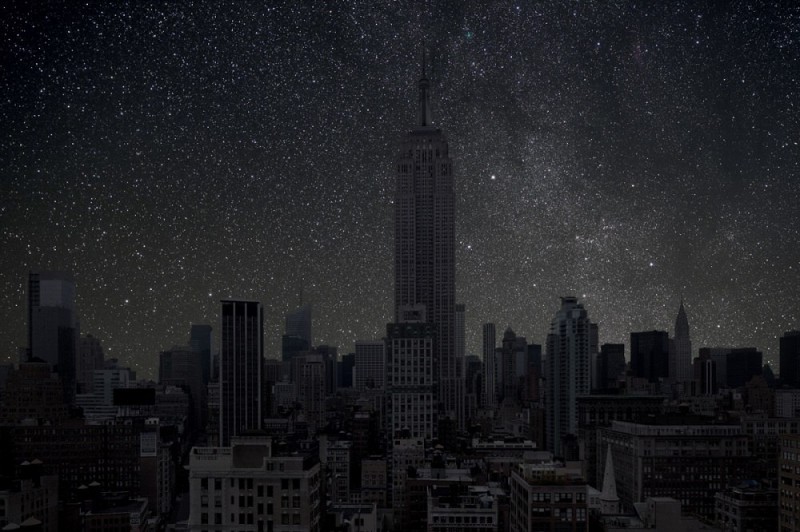 Звездное небо над крупнейшими городами мира