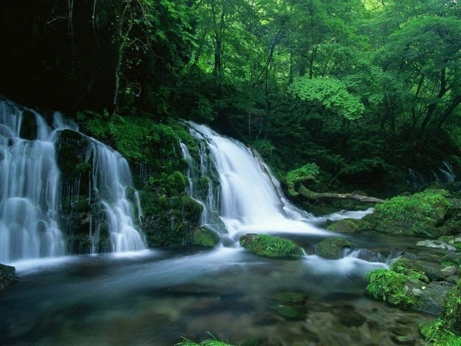 Японские водопады
