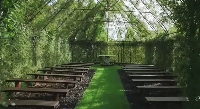 Церковь, выращенная из деревьев Церковь, выращенная из деревьев