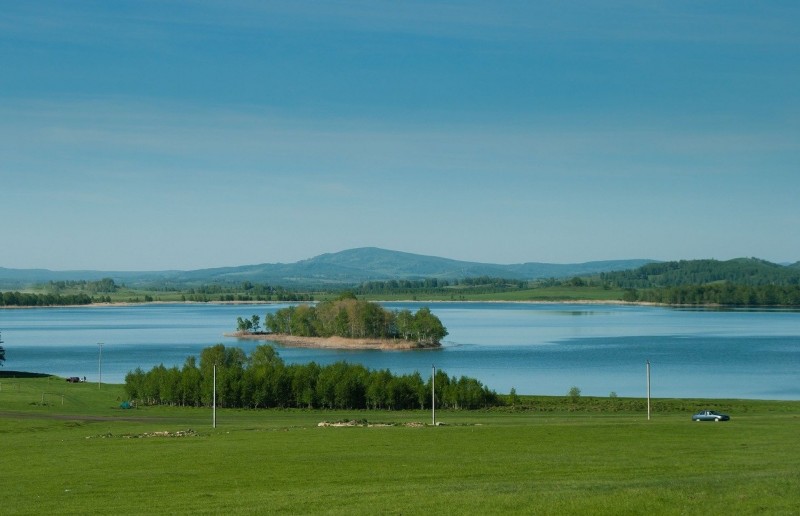 Россия,  республика Башкортостан, Учалинский район, озеро Аушкуль.