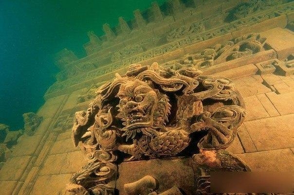 Подводный город озера Цяньдаоху Подводный город озера Цяньдаоху