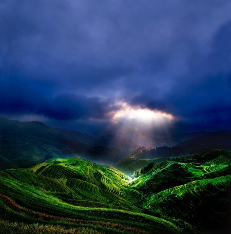 Пейзажи Китая от фотографа Thierry Borniez