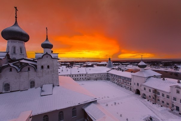 Зима на Соловках