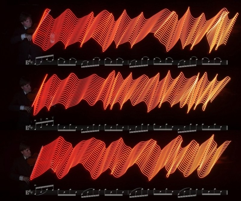 Фотограф Стивен Орландо показал, как движется музыка на фотографиях с длинной выдержкой
